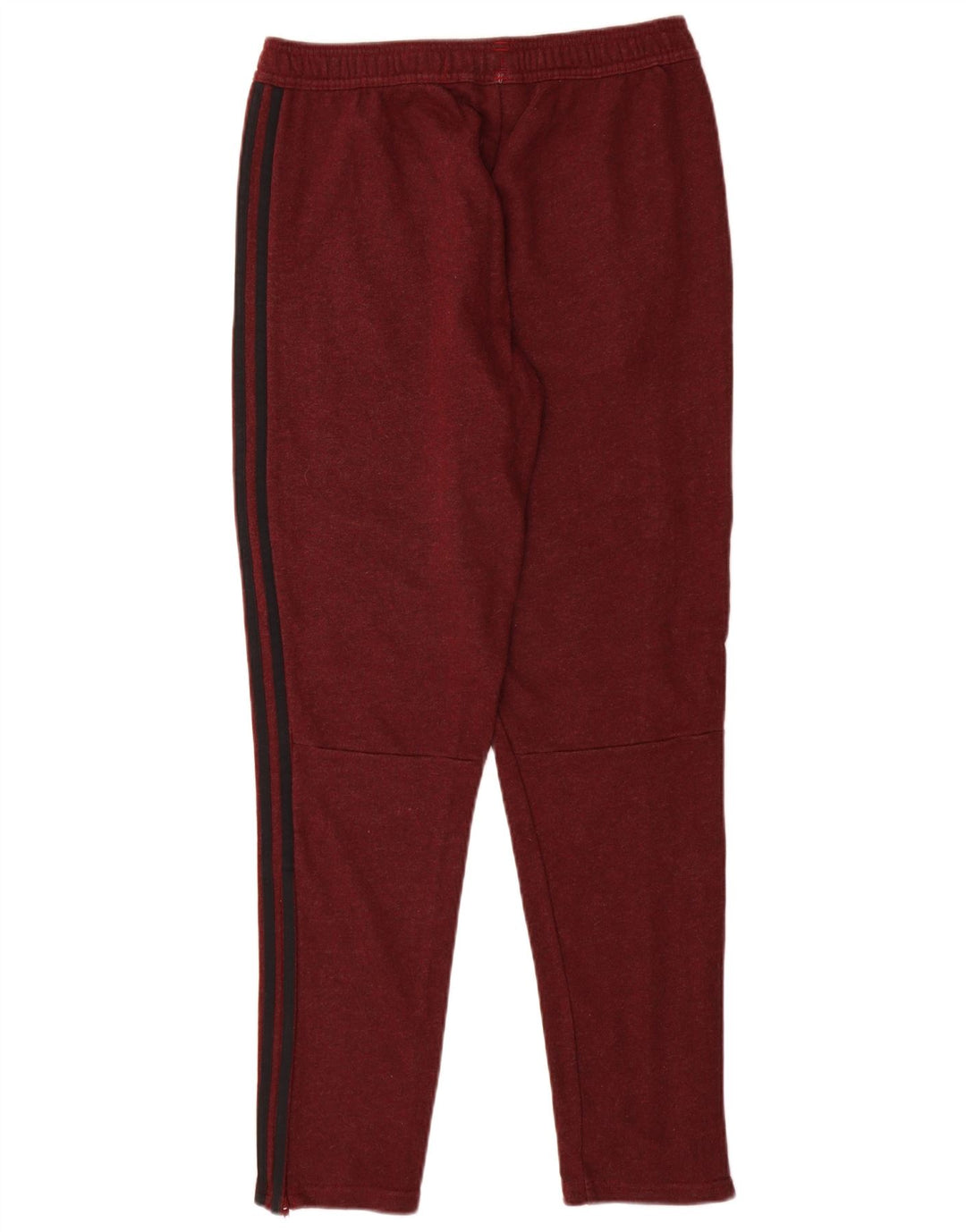 ADIDAS Boys Tracksuit Trousers 15-16 Years  Burgundy Cotton