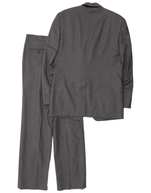 Cerruti 1881 Mens 3 Button 2 Piece Suit IT 48 Medium W34 L32 Grey Cotton