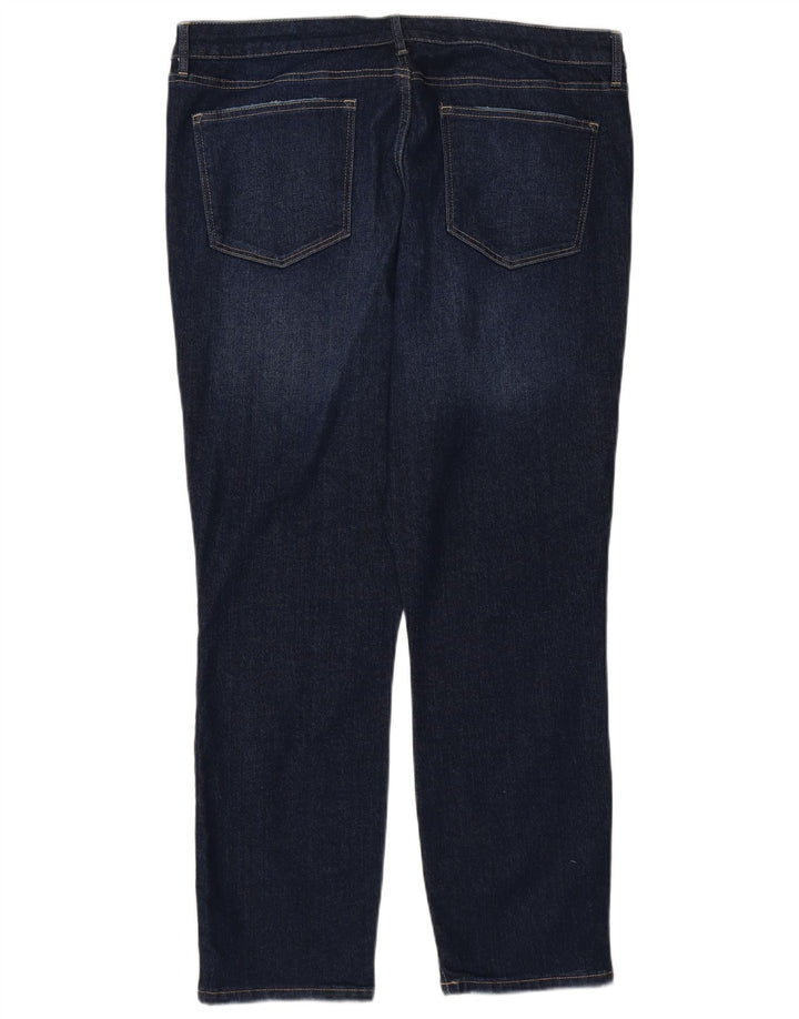 TOMMY HILFIGER Womens High Rise Straight Jeans US 16 2XL W38 L28 Navy Blue