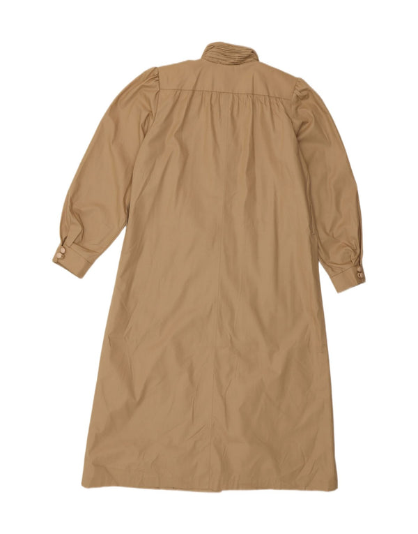 London Fog Womens Trench Coat US 6 Medium Beige Polyester