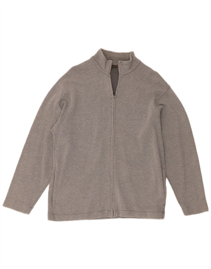 Marks & Spencer Mens Tracksuit Top Jacket Small Grey Cotton