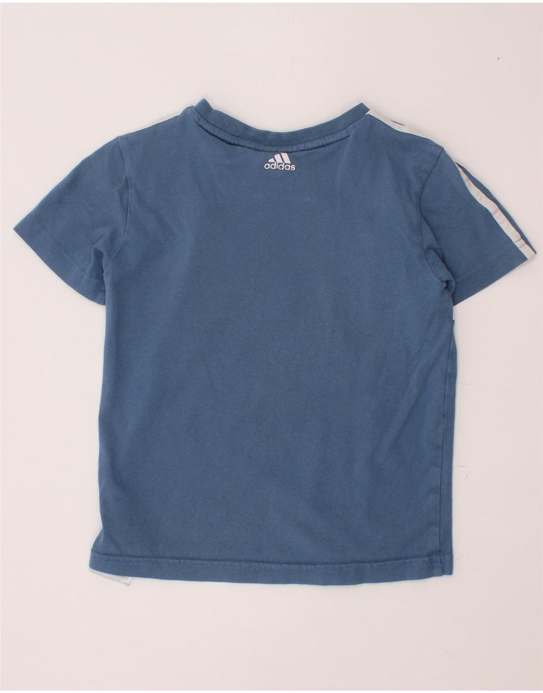 ADIDAS Boys Graphic 2 Piece Set 3-4 Years  Blue Colourblock Cotton