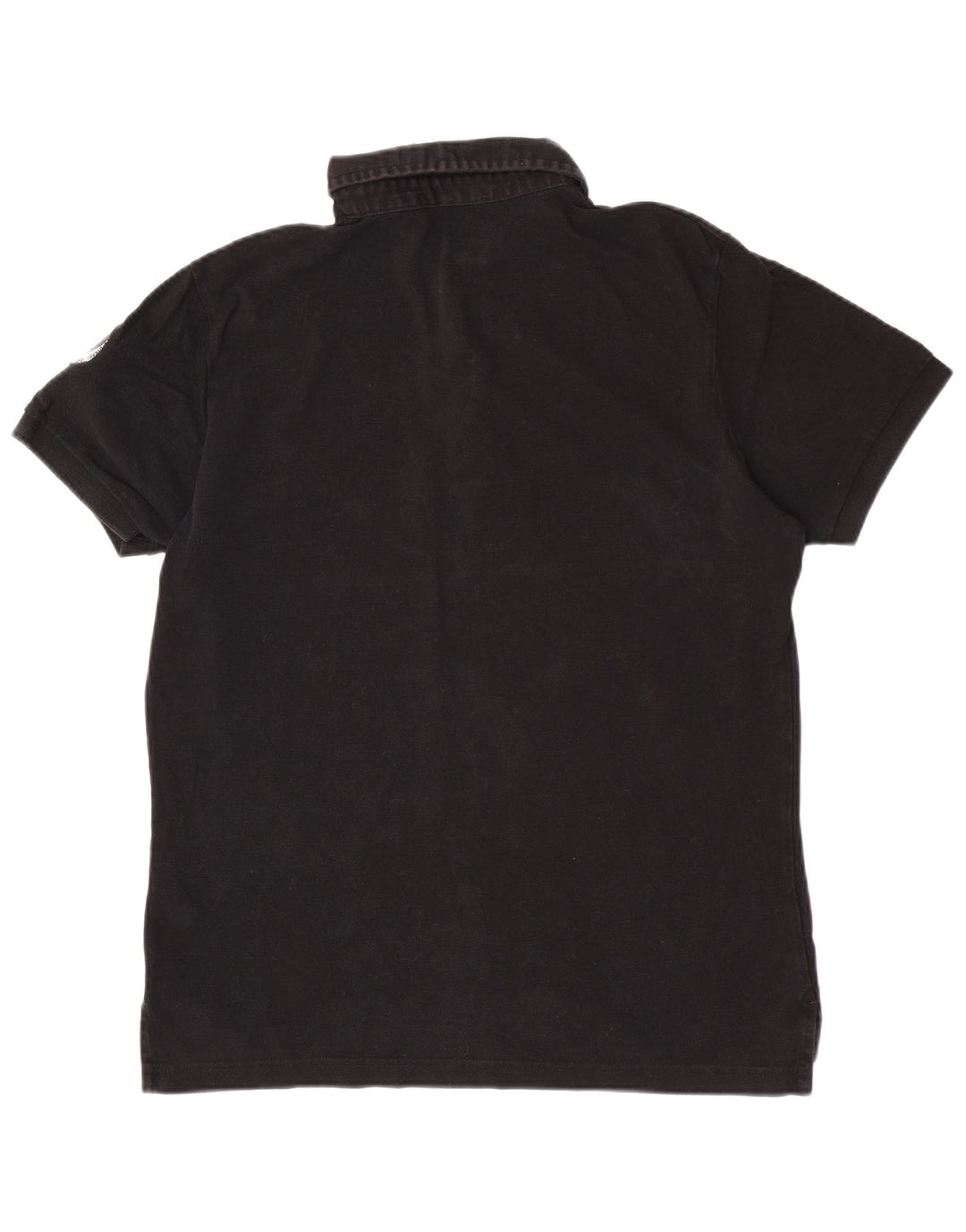 Diesel Mens Polo Shirt Medium Black Cotton