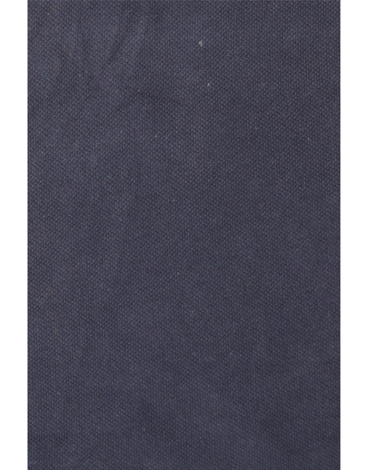 Reebok Mens Polo Shirt Large Navy Blue Cotton