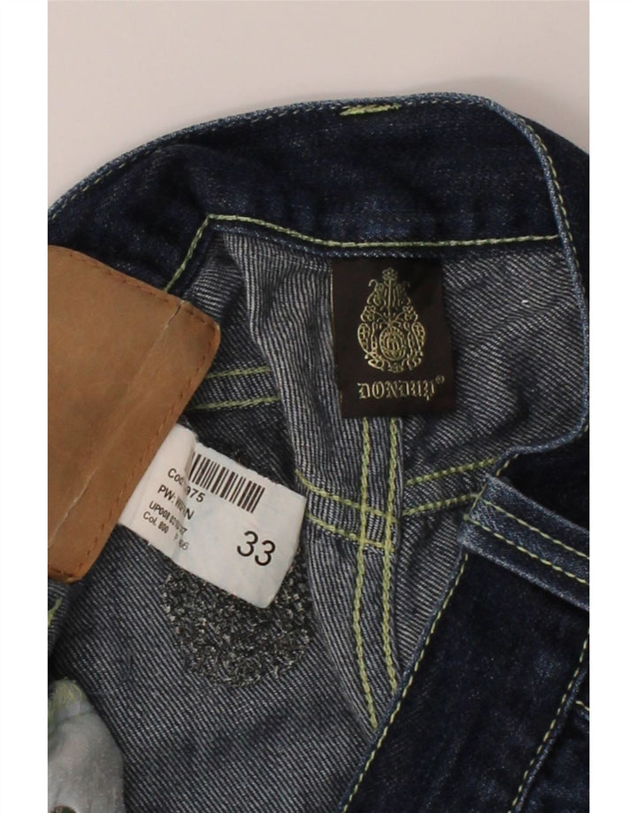 DONDUP Womens Straight Jeans W33 L31 Navy Blue
