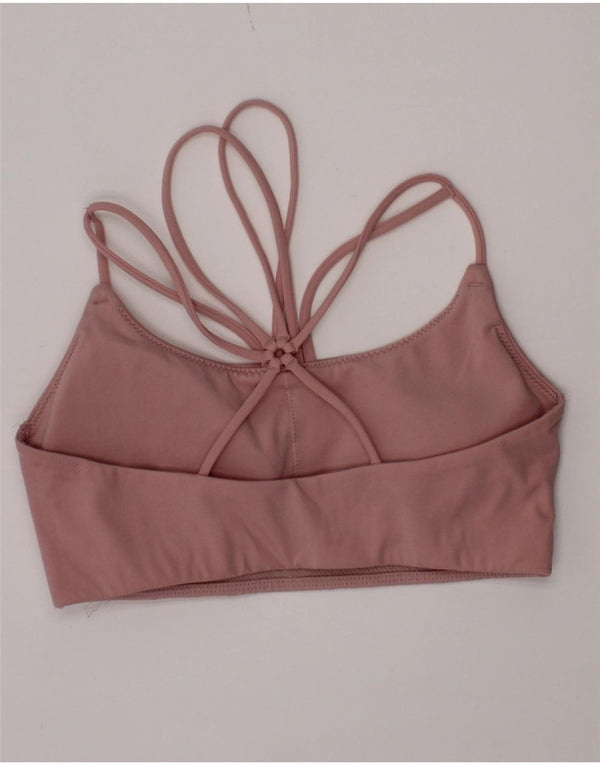 Nike Womens Dri Fit Padded Sport Bra Top Small Pink Sports