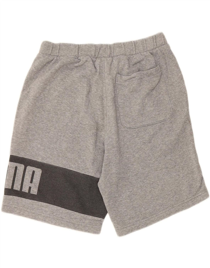 PUMA Mens Graphic Sport Shorts Medium  Grey Colourblock Vintage Puma and Second-Hand Puma from Messina Hembry 