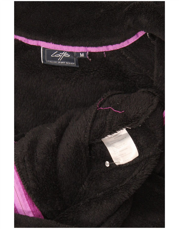 Lotto Womens Fleece Jacket UK 12 Medium Black Polyester