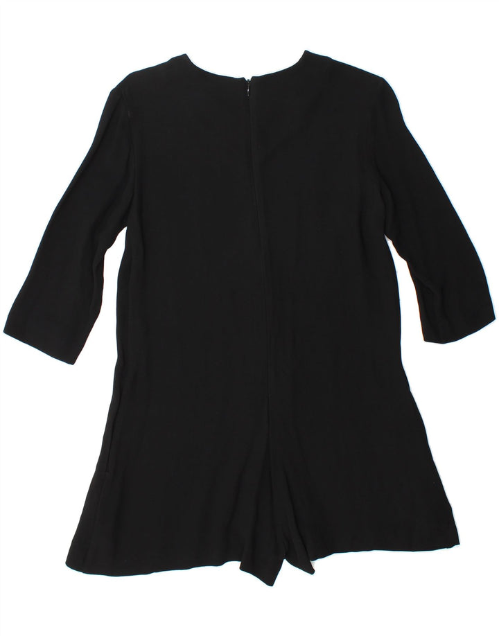 FRENCH CONNECTION Womens Playsuit UK 12 Medium Black Viscose Vintage French Connection and Second-Hand French Connection from Messina Hembry 