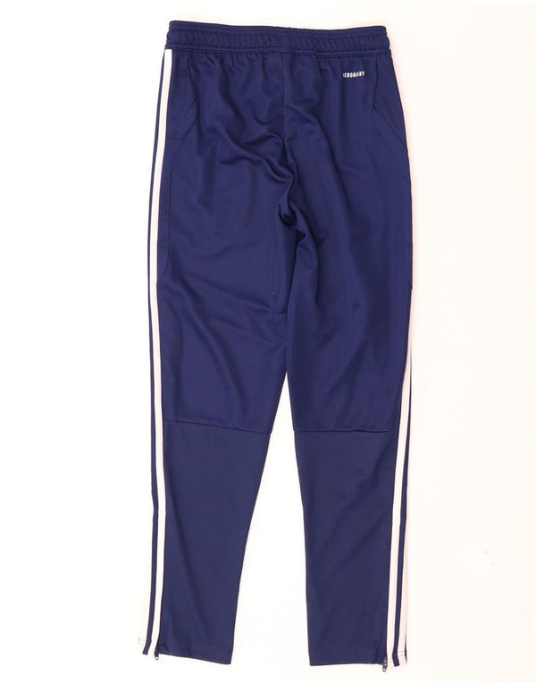 Adidas Boys Aeroready Tracksuit Trousers 11-12 Years  Navy Blue Polyester
