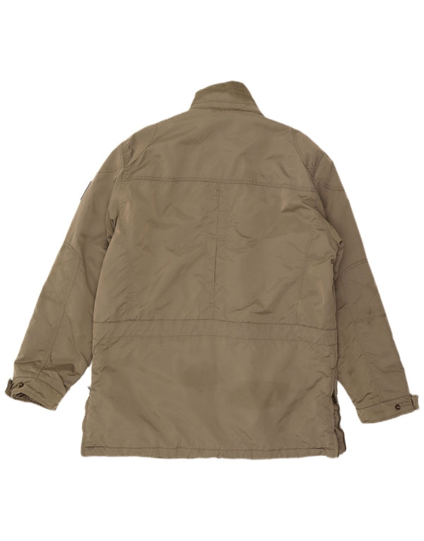 FORDOCKS Mens Utility Jacket UK 44 2XL Khaki Polyester