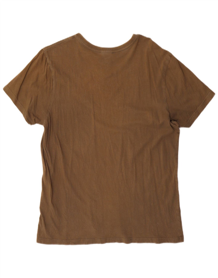 The North Face Mens Graphic T-Shirt Top Large Brown