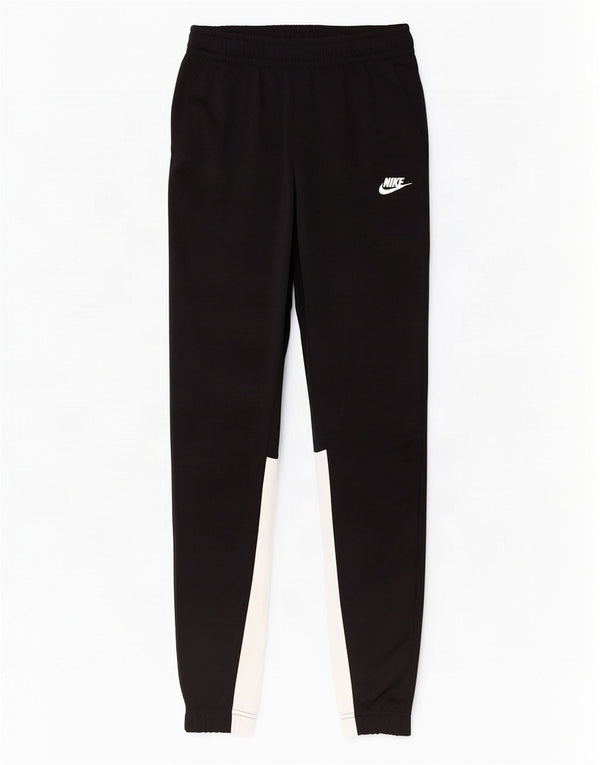 Nike Mens Tracksuit Trousers Joggers Small Black Colourblock Polyester