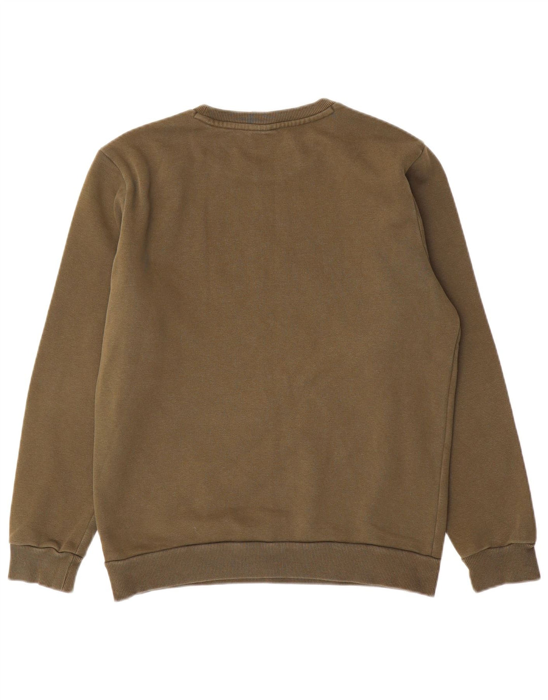 PUMA Mens Sweatshirt Jumper Small Khaki Cotton