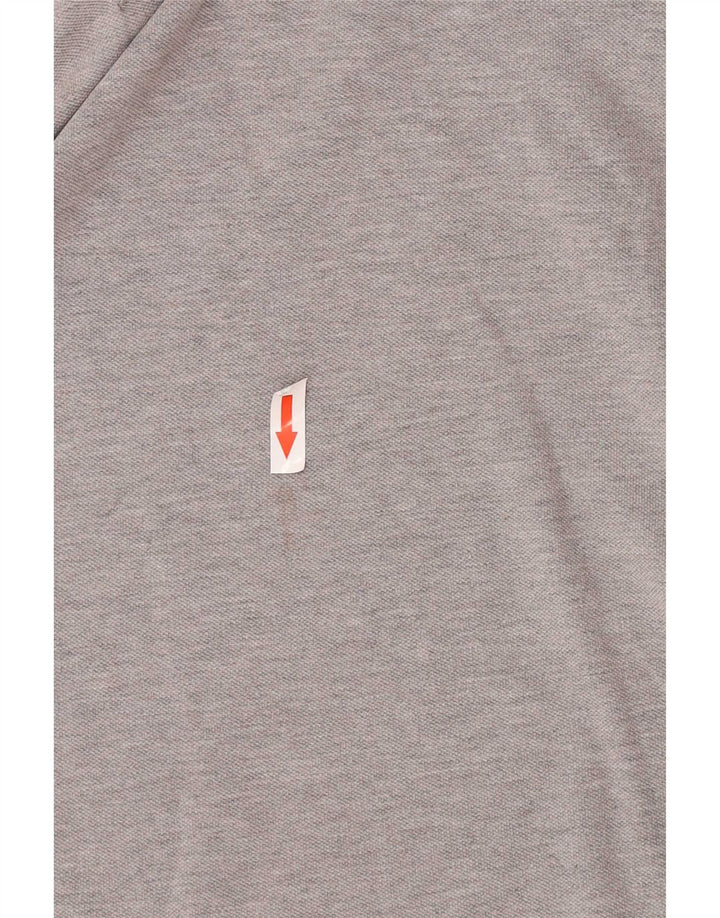 Jack & Jones Mens Polo Shirt Large Grey Cotton