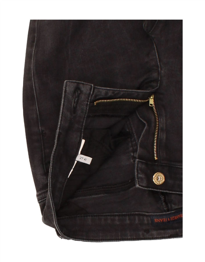 TRUSSARDI Womens Slim Jeans W27 L26  Black Vintage Trussardi and Second-Hand Trussardi from Messina Hembry 