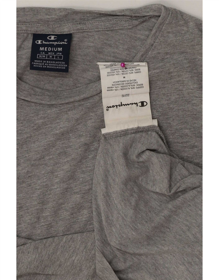 Adidas Mens T-Shirt Top Medium Grey Flecked Cotton