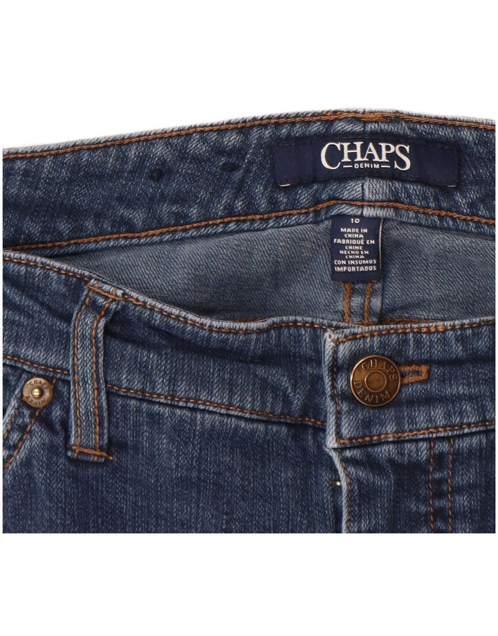 CHAPS Womens Straight Jeans US 10 Large W30 L31 Blue Cotton