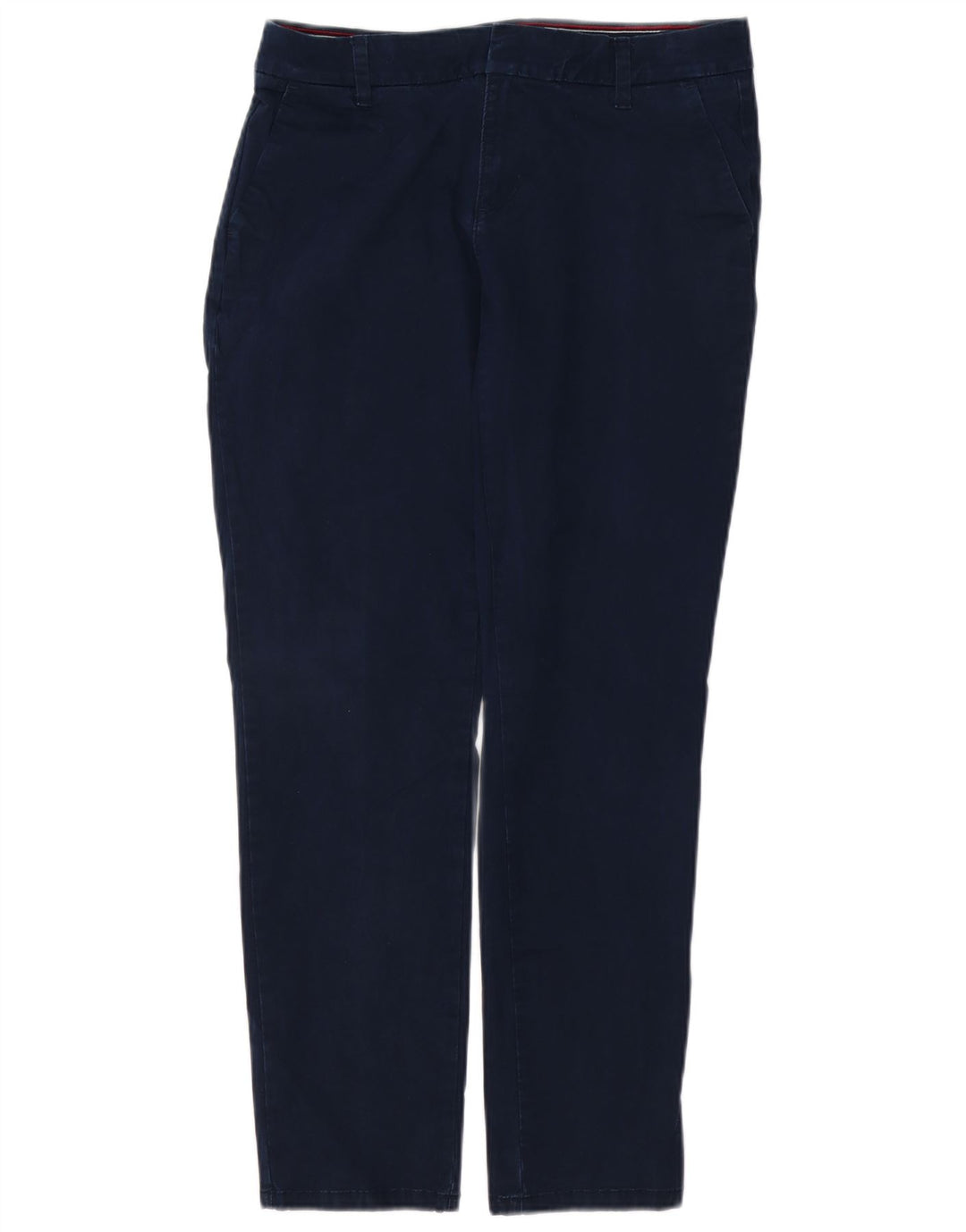 TOMMY HILFIGER Womens Chino Trousers US 6 Medium W30 L29 Navy Blue