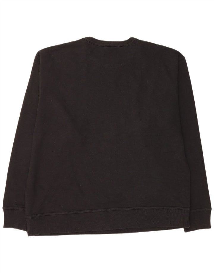 CHAMPION Mens Graphic Sweatshirt Jumper XL Black Cotton