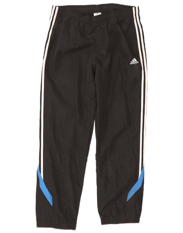 ADIDAS Mens Tracksuit Trousers UK 42/44 Large  Black Polyester