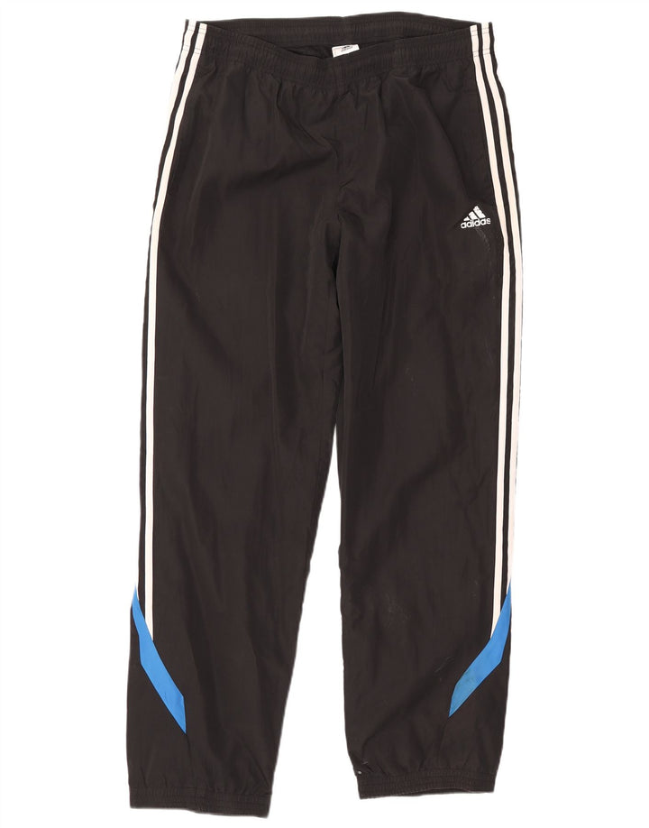 ADIDAS Mens Tracksuit Trousers UK 42/44 Large  Black Polyester