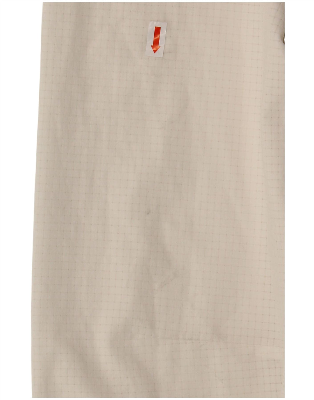 REEBOK Mens Tracksuit Top Jacket Large White Check Polyester