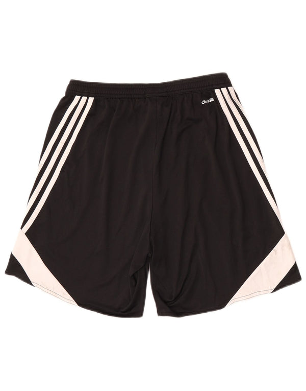 Adidas Mens Climalite Sport Shorts Medium Black Colourblock Polyester