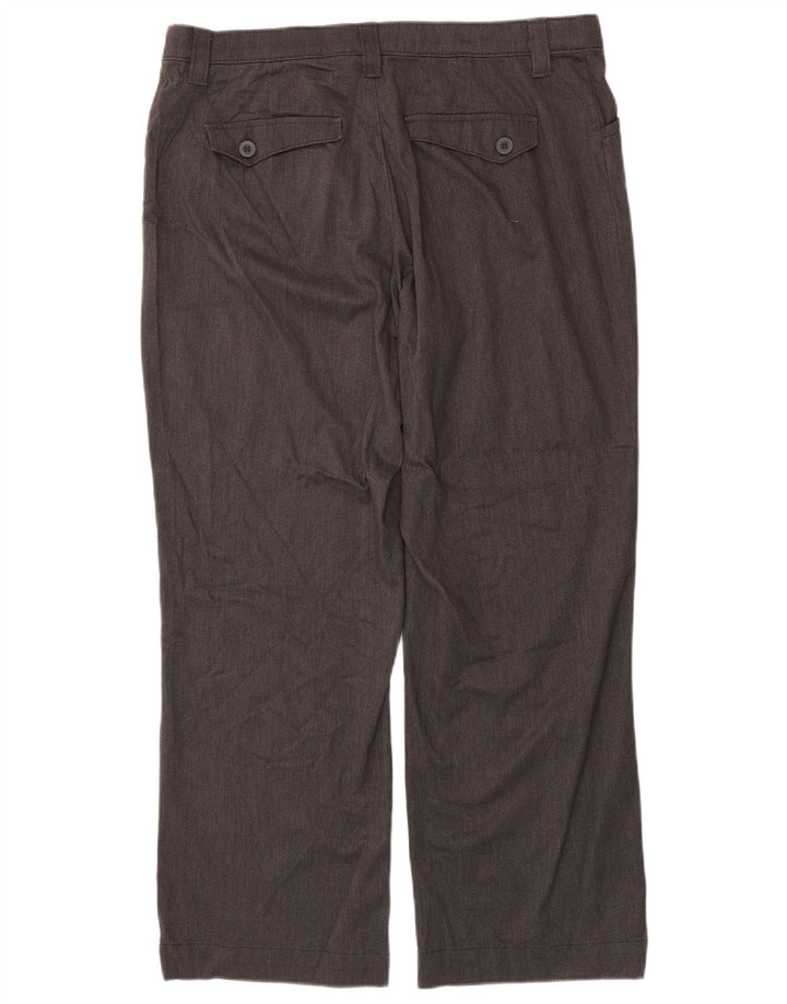 LEE Womens High Waist Straight Casual Trousers US 18 2XL W38 L29 Grey