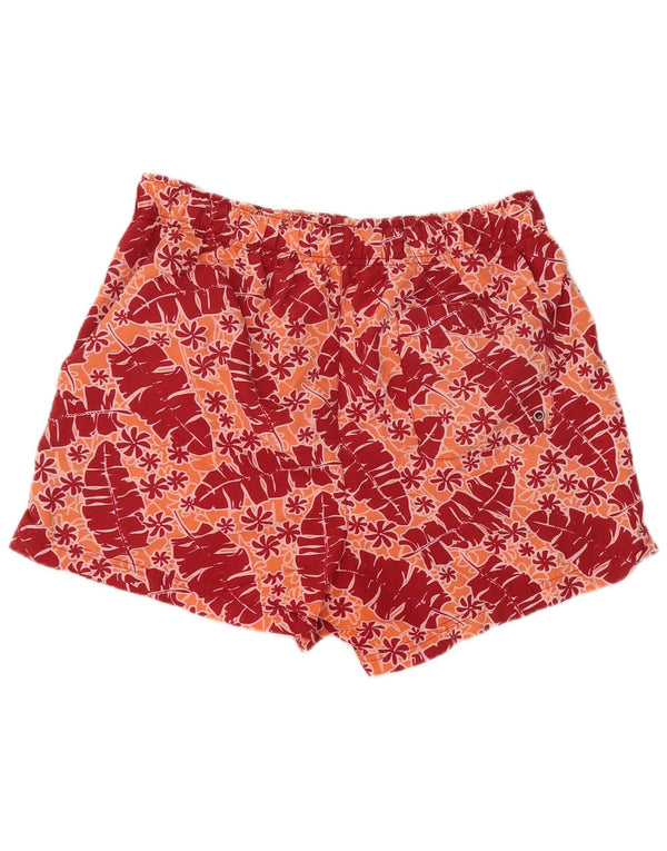 TOMMY HILFIGER Mens Swimming Shorts Medium  Red Floral