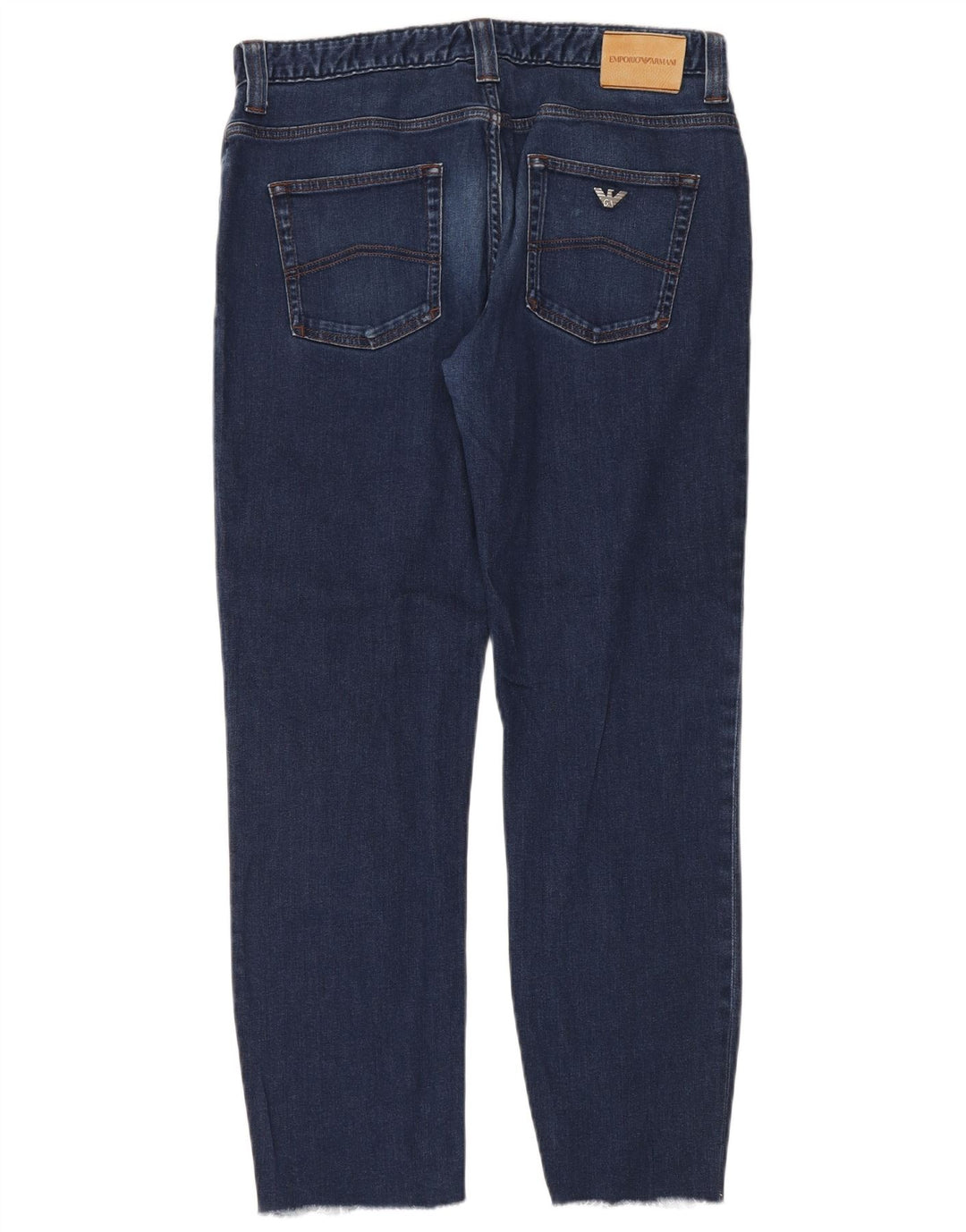 Emporio Armani Mens Straight Jeans W34 L31 Blue