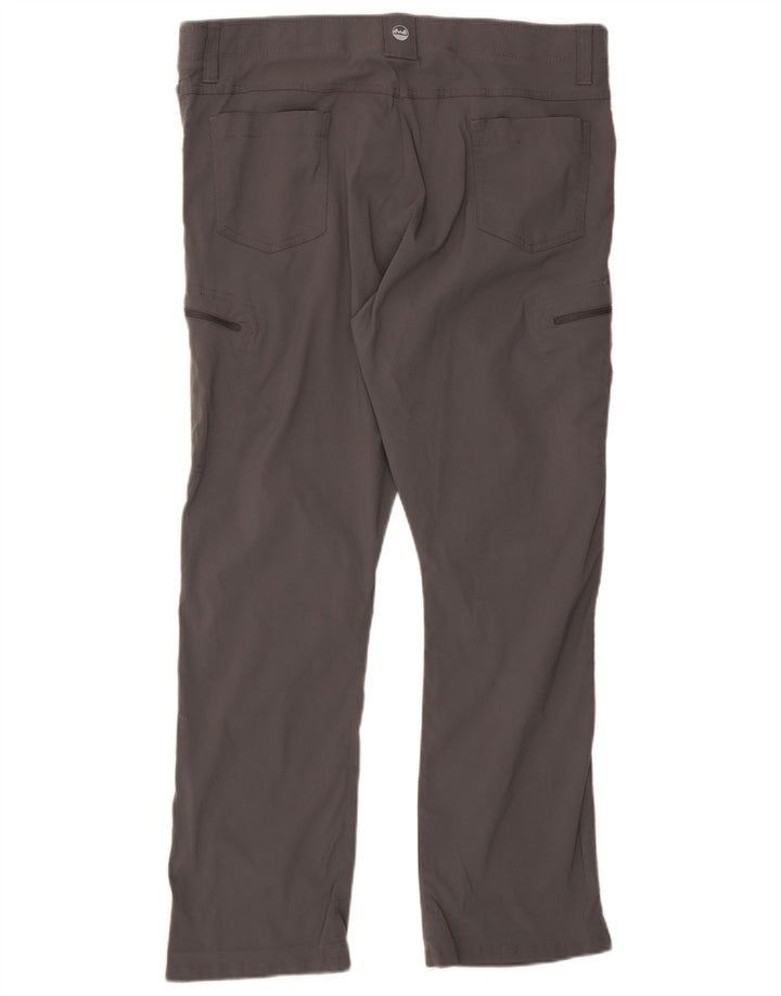 WRANGLER Mens Straight Cargo Trousers W40 L30 Grey