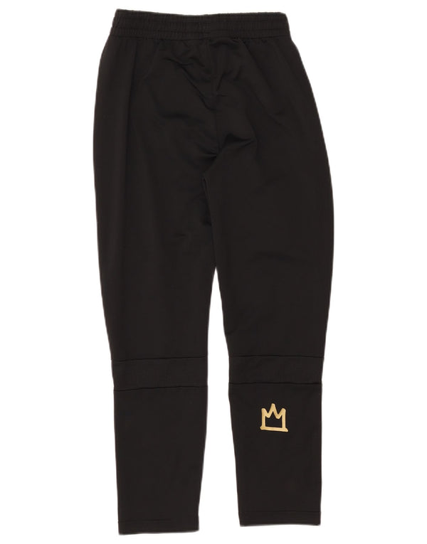 ADIDAS Boys Primegreen Tracksuit Trousers 9-10 Years  Black Polyester