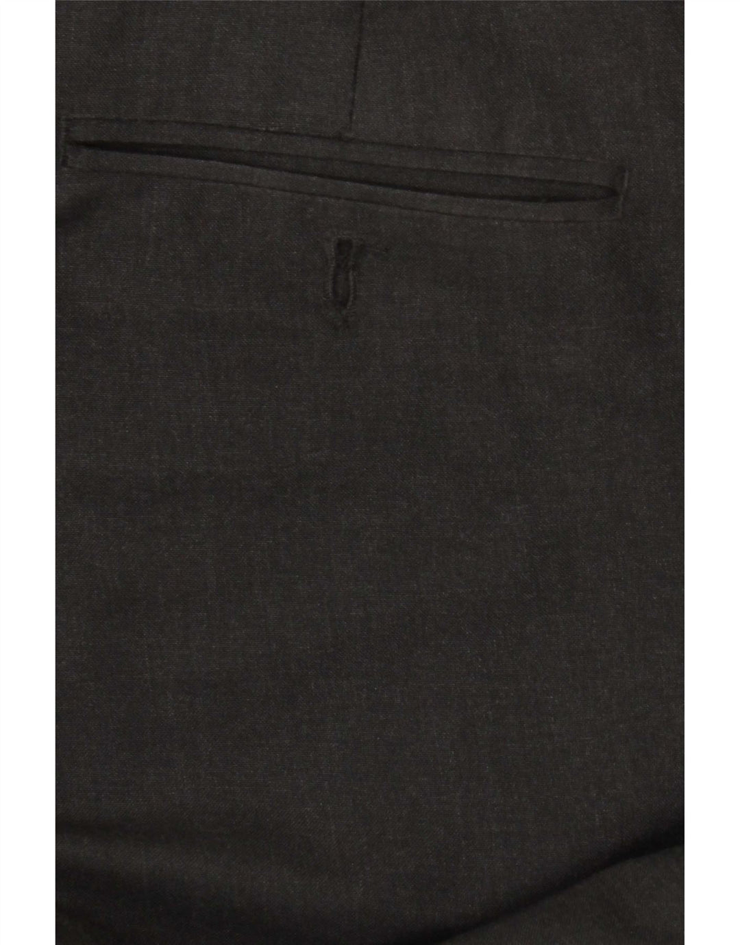 Marks & Spencer Mens Tailored Straight Suit Trousers W38 L31 Grey Polyester