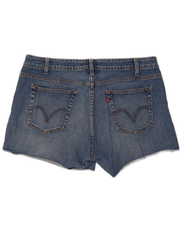 LEVI'S Womens Denim Shorts W36 XL Blue