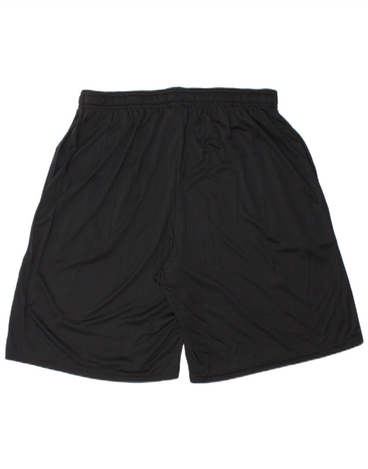 RUSSELL ATHLETIC Mens Dri-Power Sport Shorts XL  Black Polyester