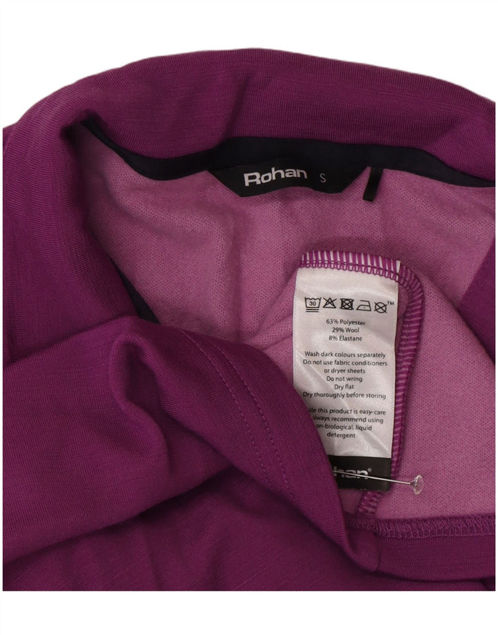 Rohan Womens Tracksuit Top Jacket UK 10 Small Purple Polyester