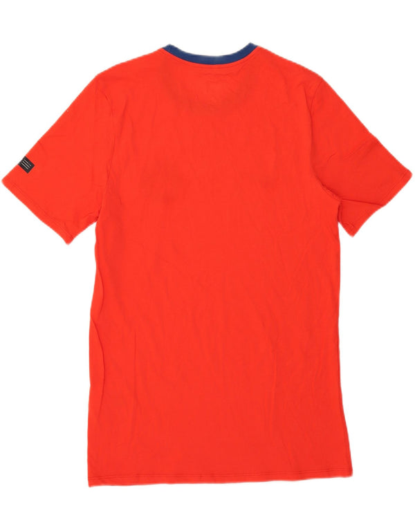 Nike Mens Athletic Cut T-Shirt Top Medium Red Cotton