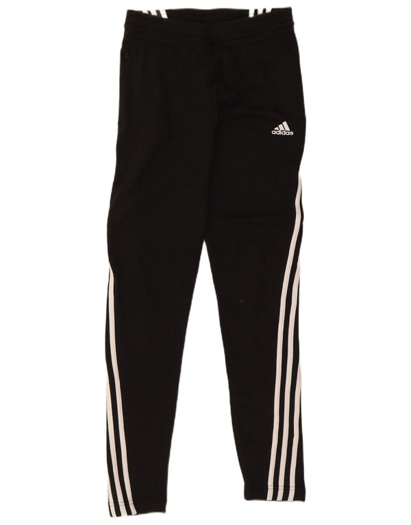 Adidas Womens Tracksuit Trousers UK 4/6 XS Black Cotton