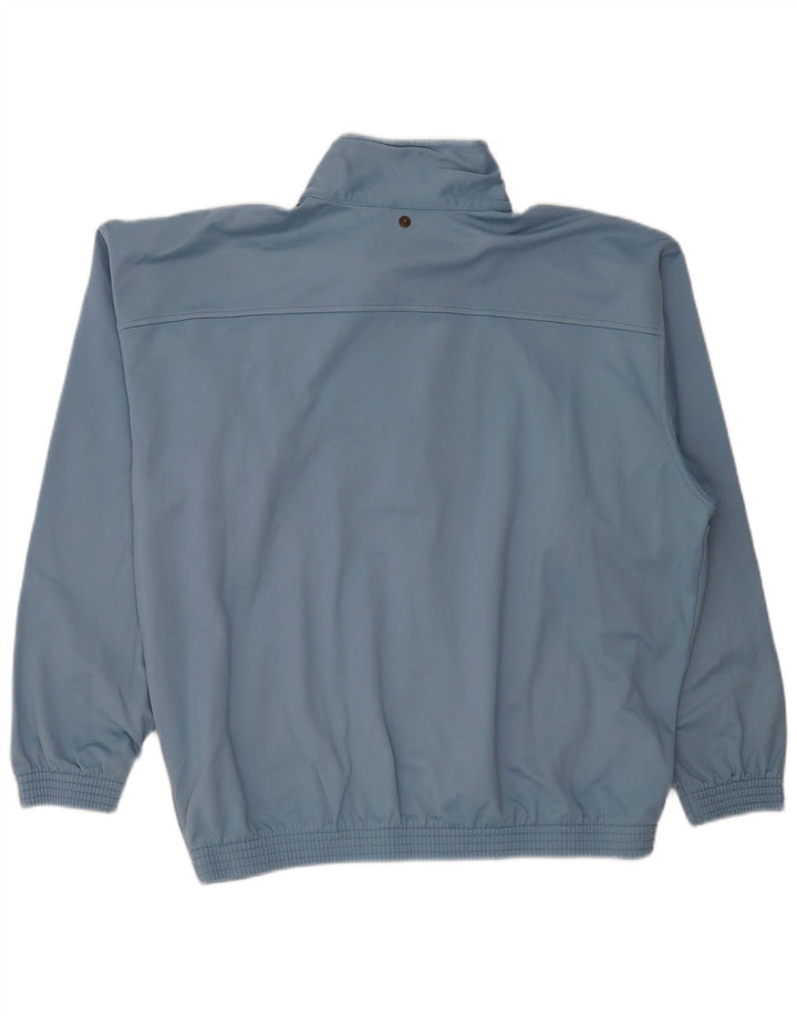 Champion Mens Tracksuit Top Jacket Large Blue Polyester