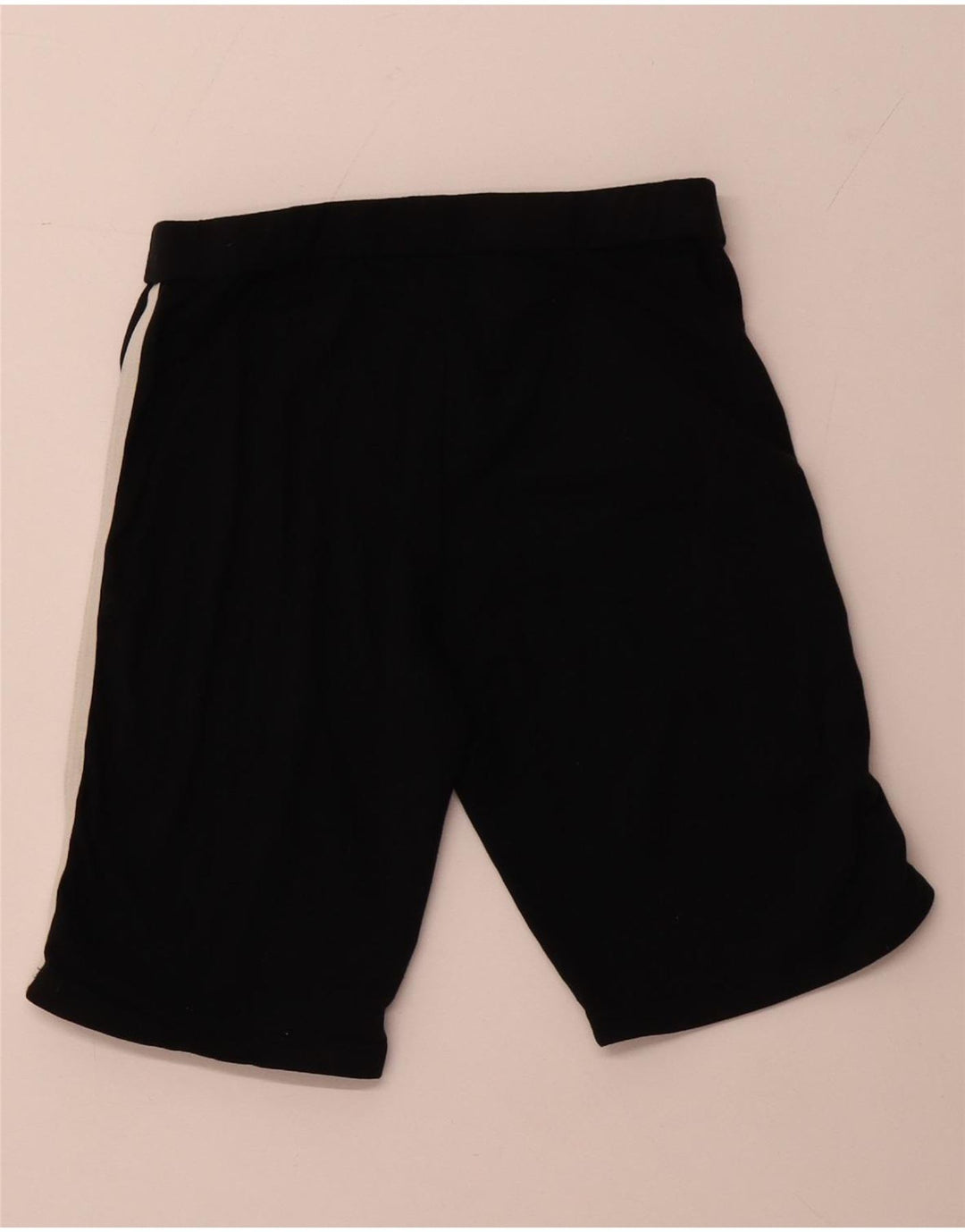 ELLESSE Womens Sport Shorts UK 12 Medium  Black Cotton