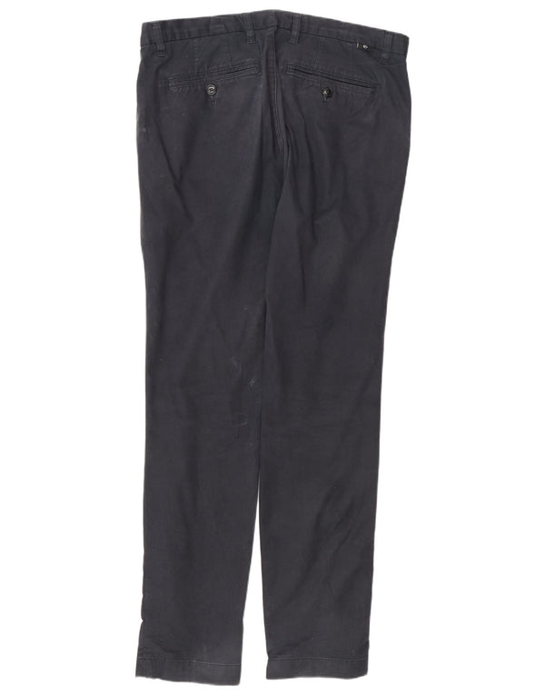 Ted Baker Mens Slim Chino Trousers W34 L31 Navy Blue Cotton