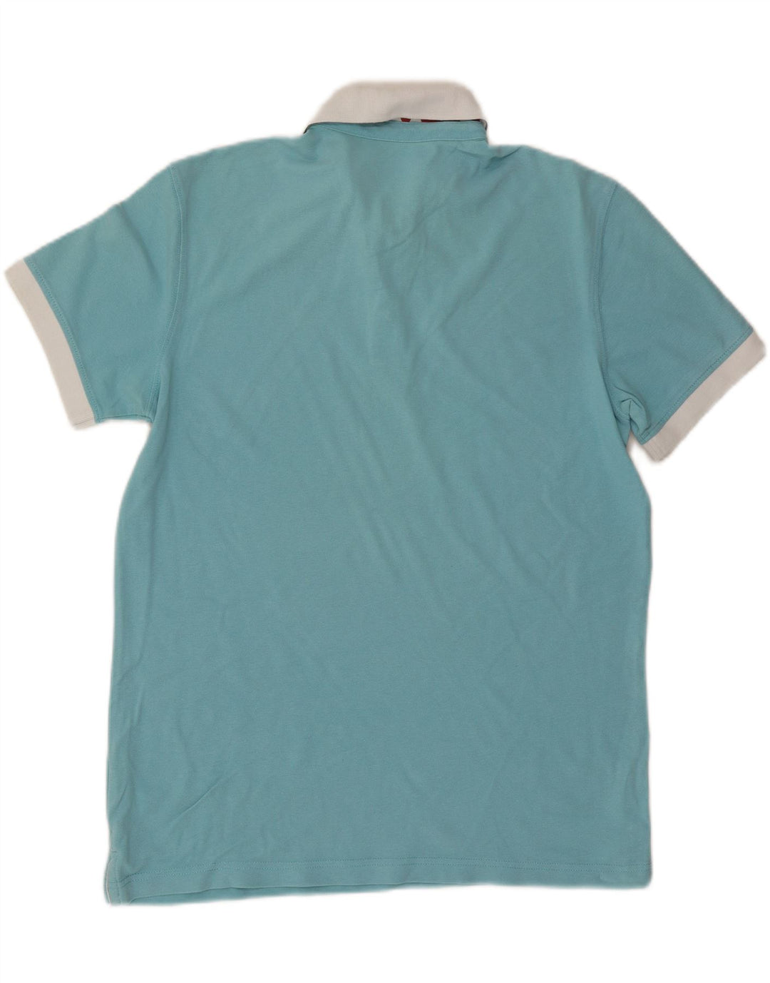 NAPAPIJRI Mens Polo Shirt XL Blue Colourblock Cotton