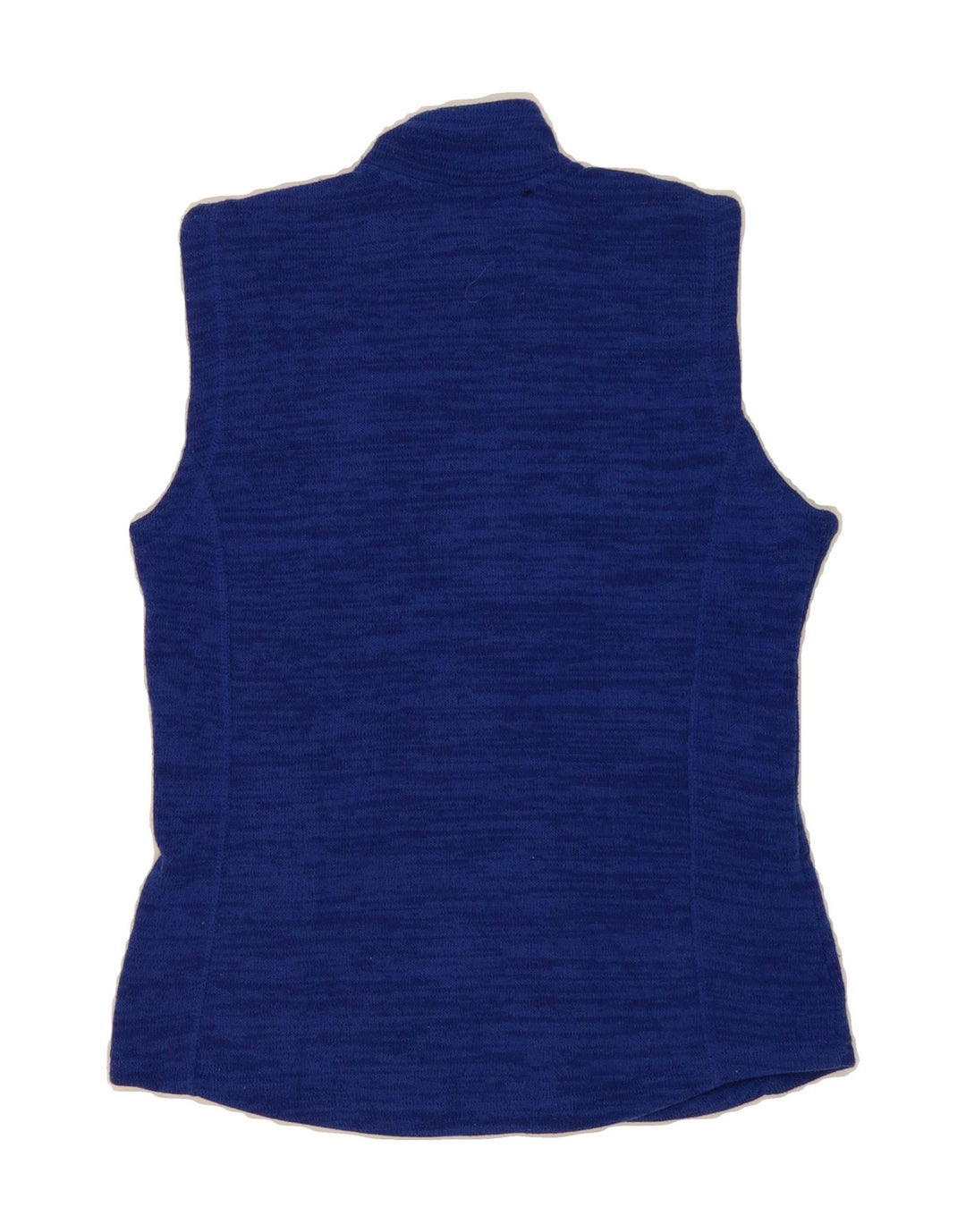 ORVIS Womens Fleece Gilet UK 10 Small Blue Flecked Polyester Vintage Orvis and Second-Hand Orvis from Messina Hembry 