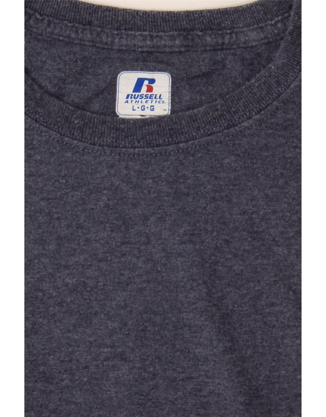 RUSSELL ATHLETIC Mens T-Shirt Top Large Navy Blue Vintage Russell Athletic and Second-Hand Russell Athletic from Messina Hembry 
