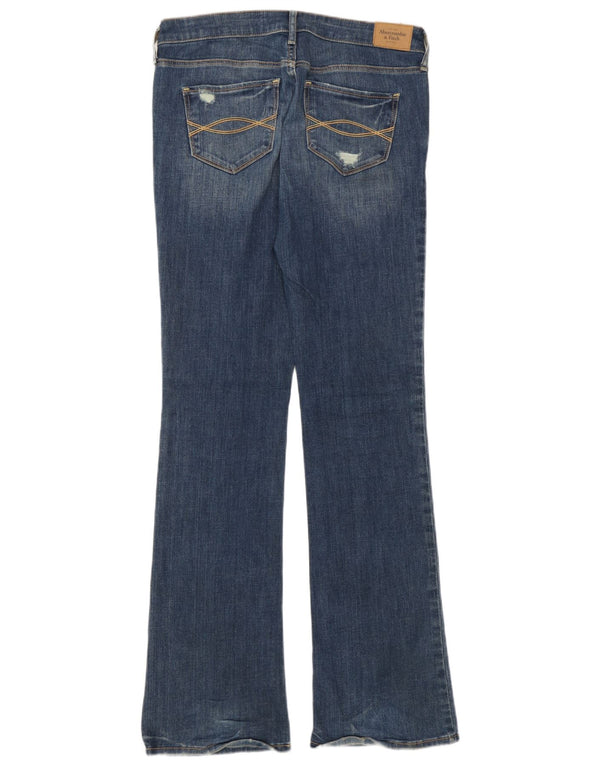 Abercrombie & Fitch Womens Bootcut Jeans US 4 Small W27 L33 Blue Cotton