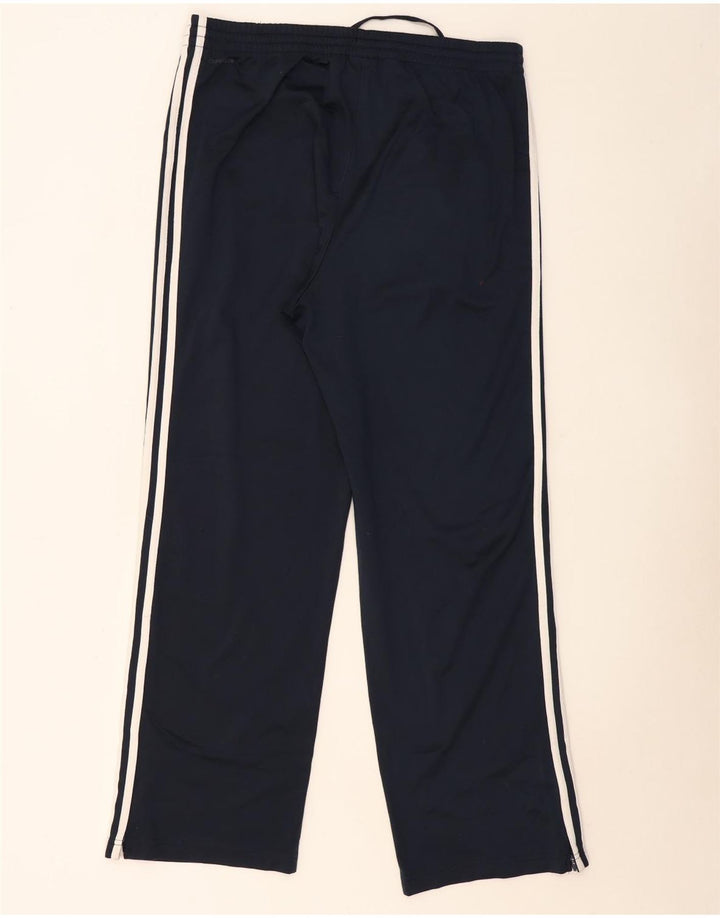 ADIDAS Mens Clima 365 Tracksuit Trousers Large Navy Blue Polyester