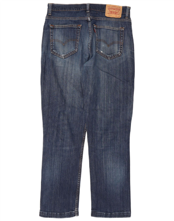 Levi's Womens Slim Jeans W34 L29 Blue Cotton