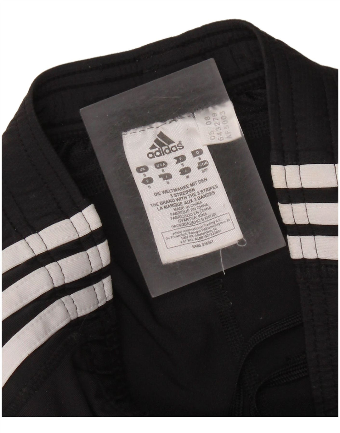 ADIDAS Womens Climalite Tracksuit Trousers UK 10 Small Black Polyamide