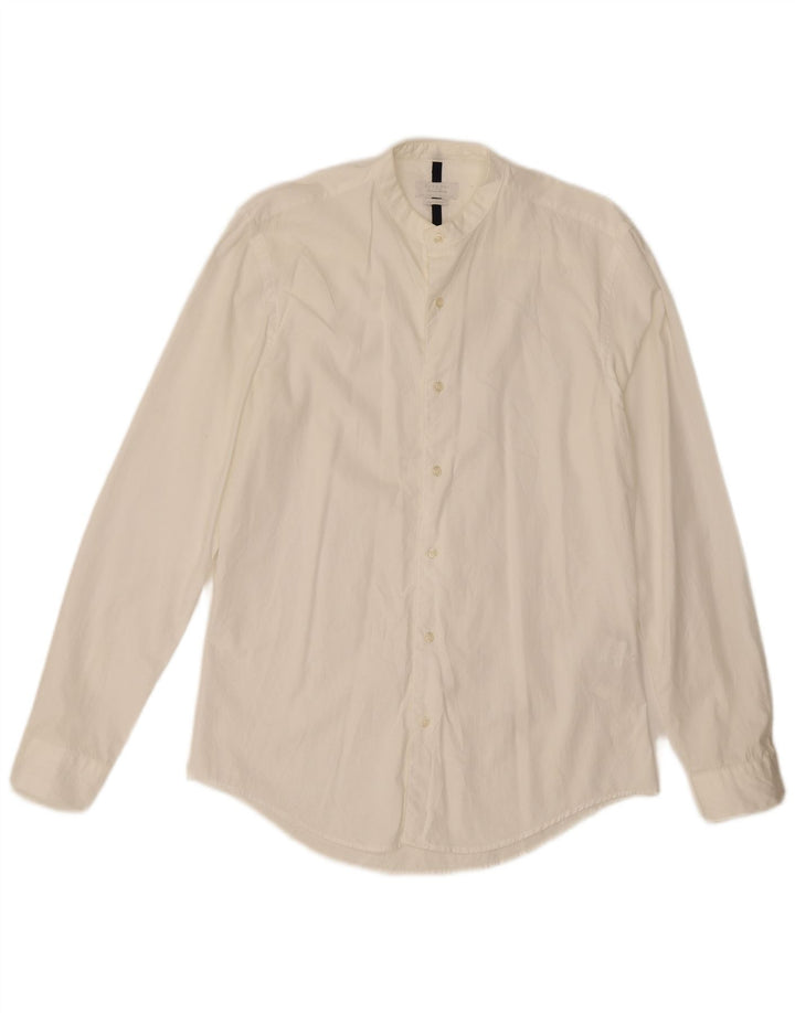 ZARA Mens Shirt Medium White Cotton